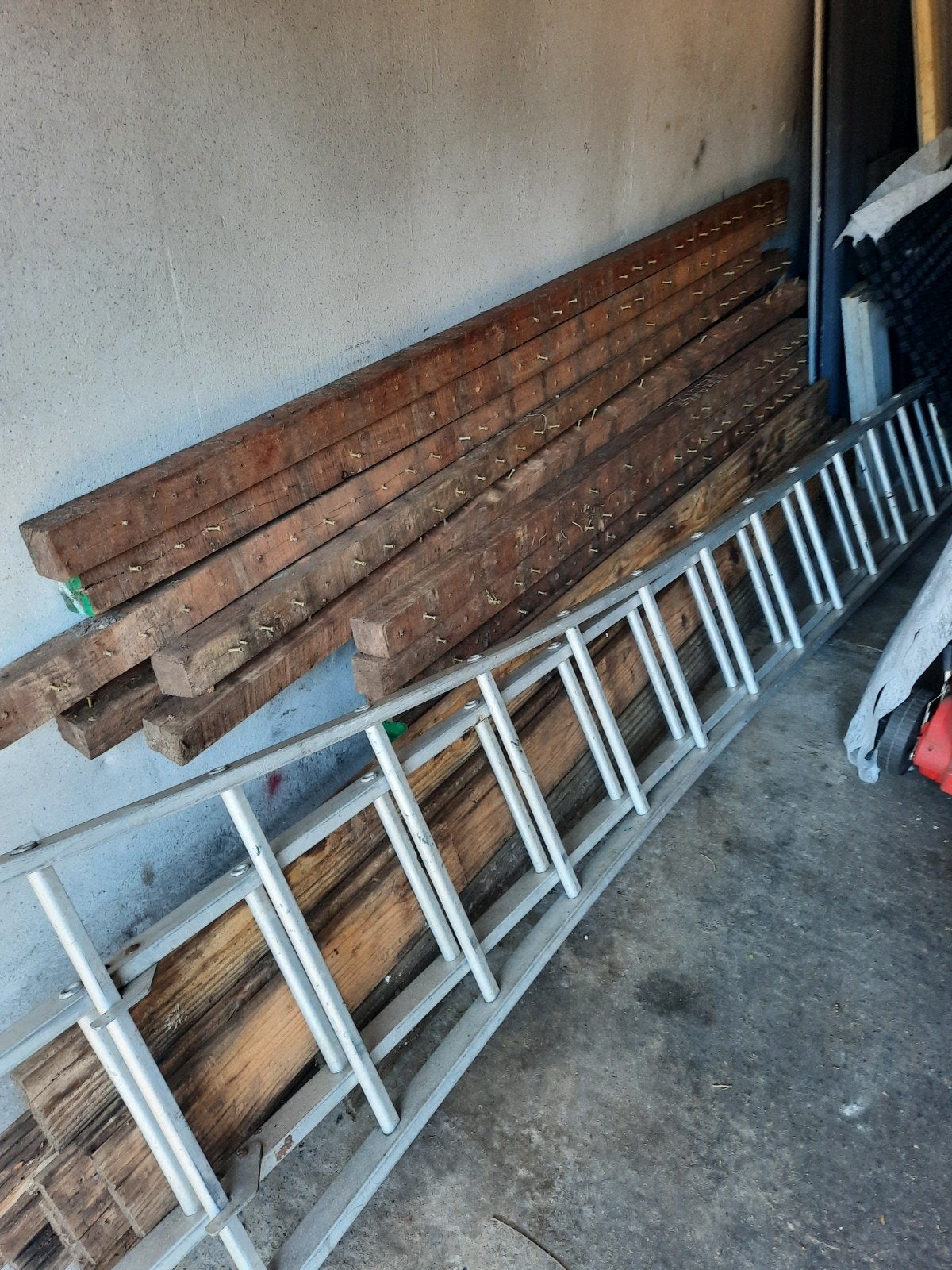 Vlonder houten planken 3m voor ca 18m2 terras, Ophalen, Hout