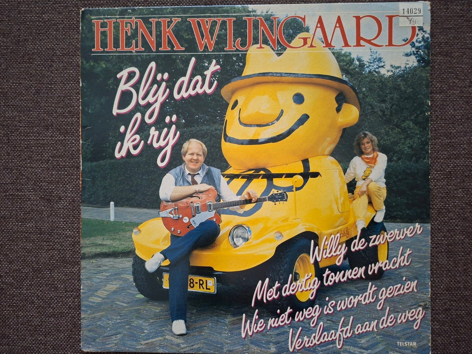 Vinyl lp telstar Henk Wijngaard - Blij dat ik rij (1983), LP, Gebruikt, Ophalen of Verzenden, Levenslied of Smartlap