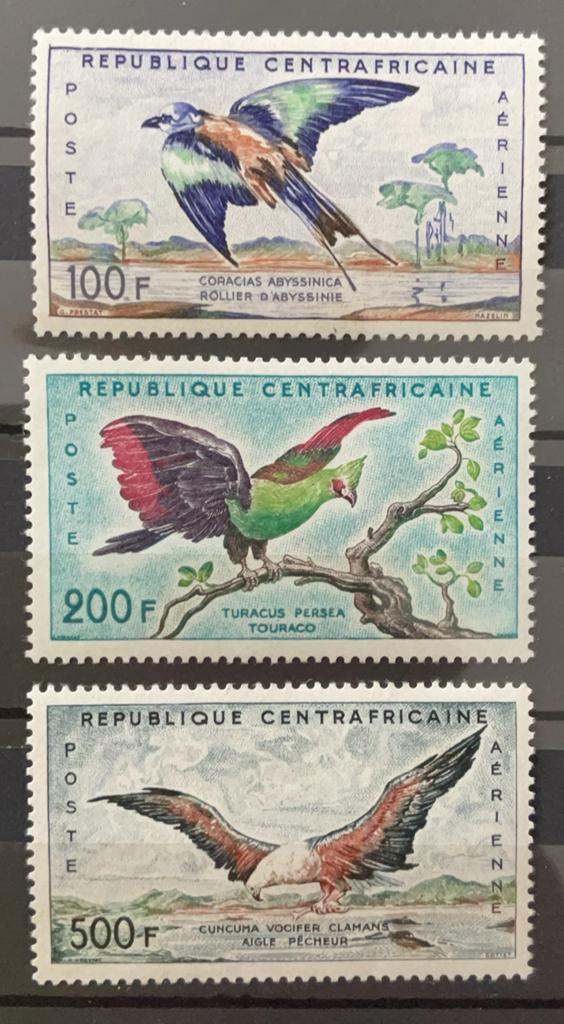 Centraal Afrikaanse Republiek - vogels, Ophalen of Verzenden, Overige landen, Postfris