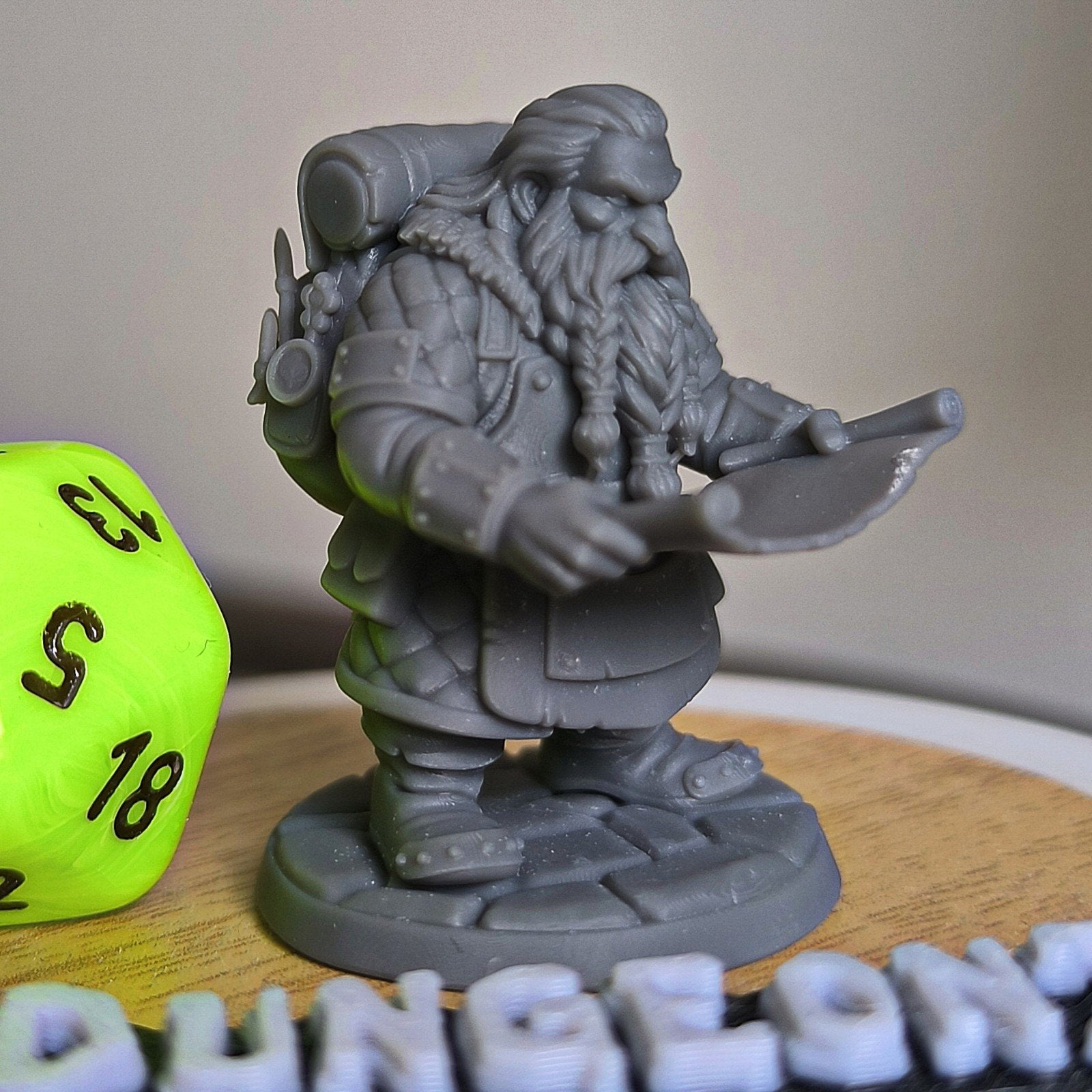 Dwarf Explorer Miniature D&D HQ dungeon's and dragons, Ophalen of Verzenden, Nieuw, Overige soorten