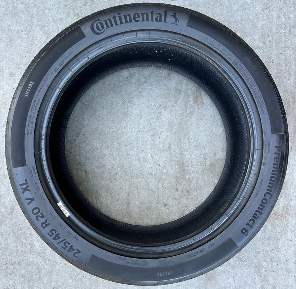4 Stuks Continental 245 45 20 Zomerbanden Inclusief Montage, 245/45 R20 103V XL, 245 mm, Ophalen of Verzenden, Band(en)