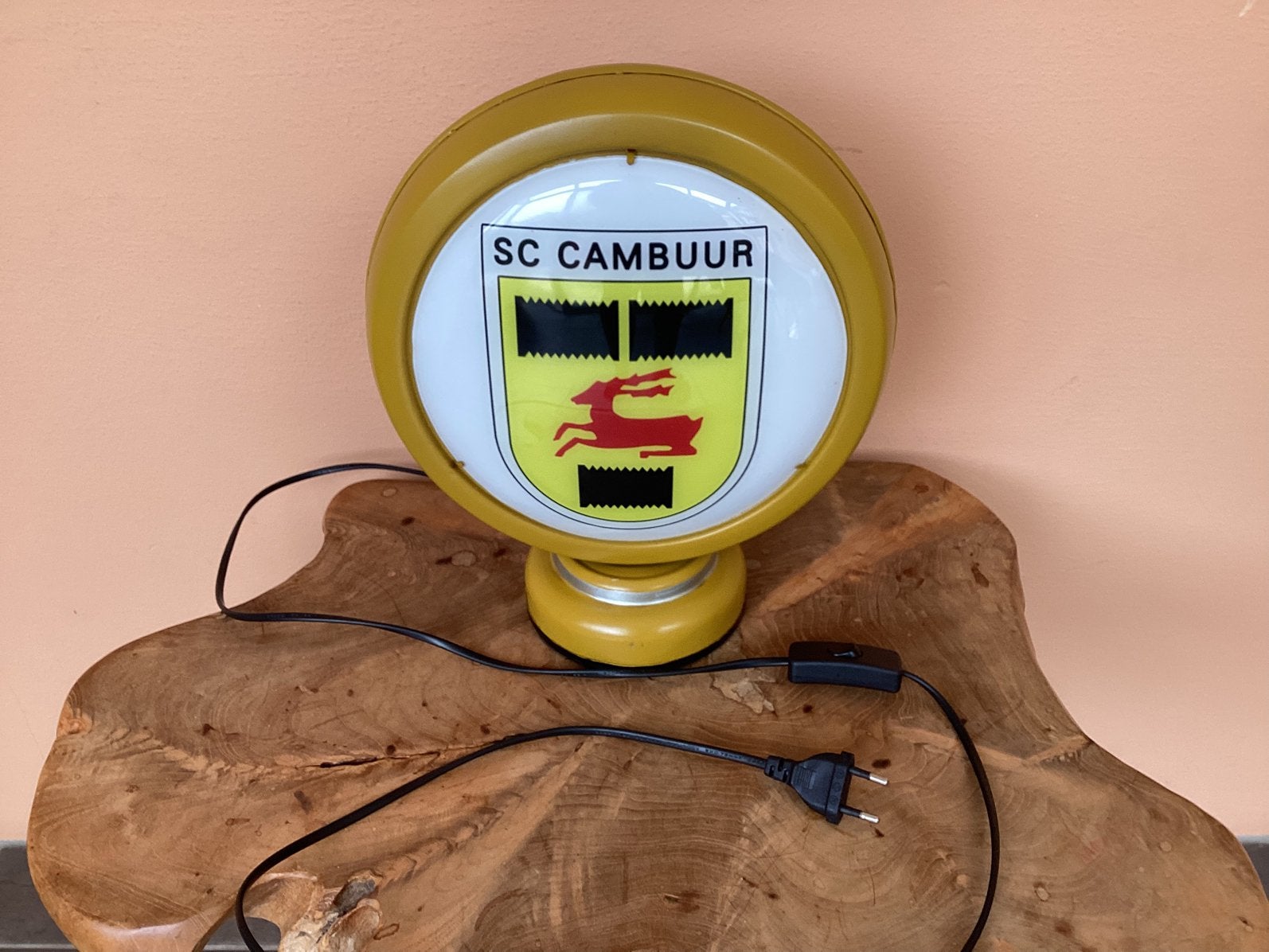 Lampje SC Cambuur Leeuwarden werkend, ‘t Hertje SCC, Verzamelen, Ophalen of Verzenden, Zo goed als nieuw, Overige binnenlandse clubs