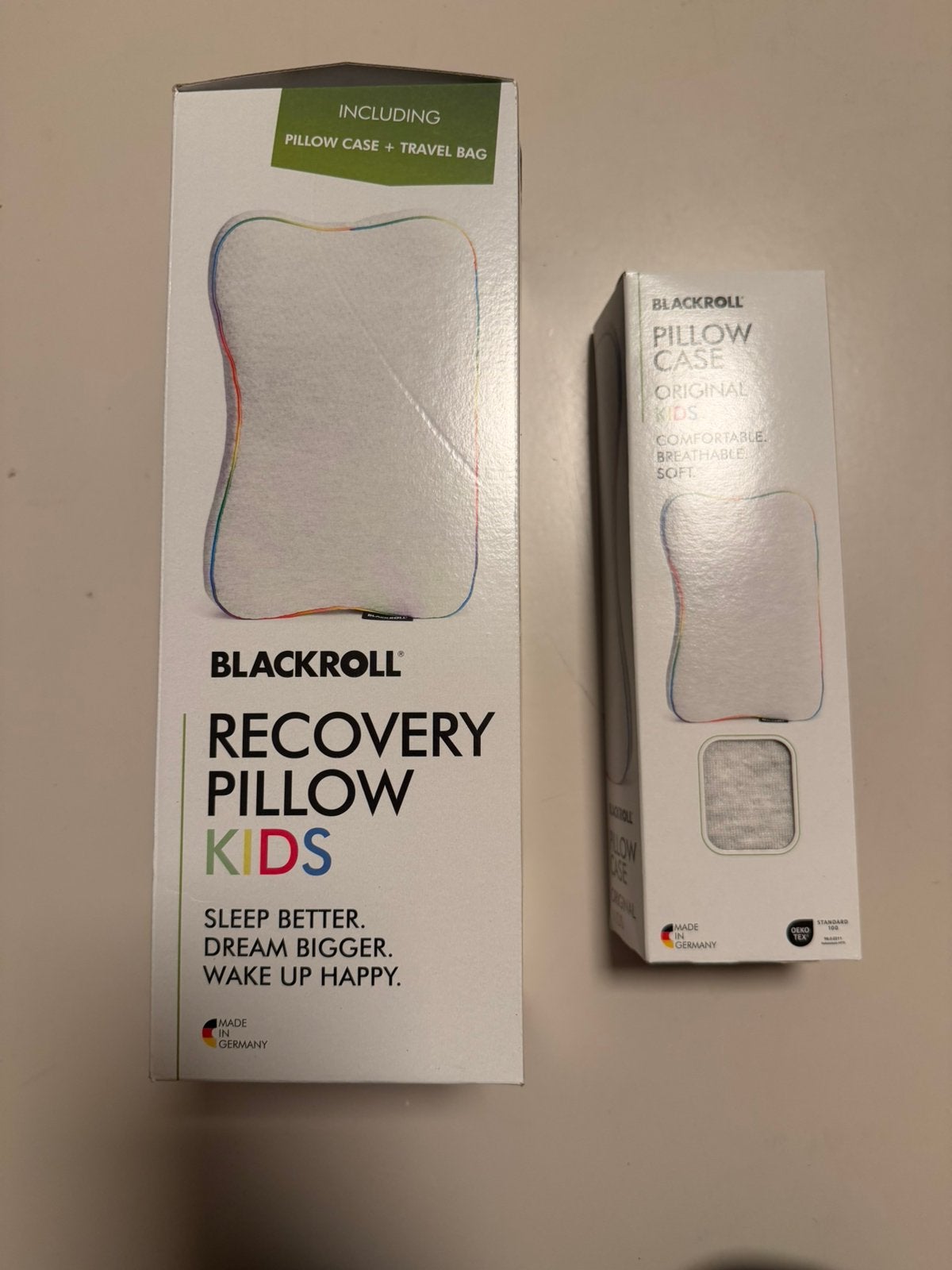 Blackroll Recovery Kussen Kids - Nieuw en Ongeopend, Overige merken, Inclusief binnenkussen, Wit, Hoofdkussen