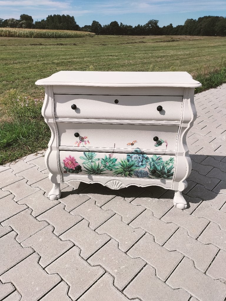 Prachtige buikkastje met vetplantjes, Ophalen, Na, Na, 50 tot 100 cm