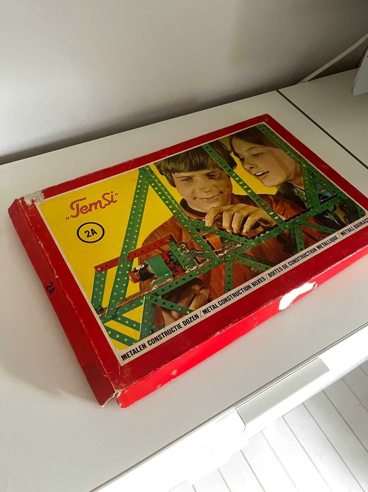 Temsi metalen constructie speelgoed, doos 2A, Antiek en Kunst, Ophalen of Verzenden
