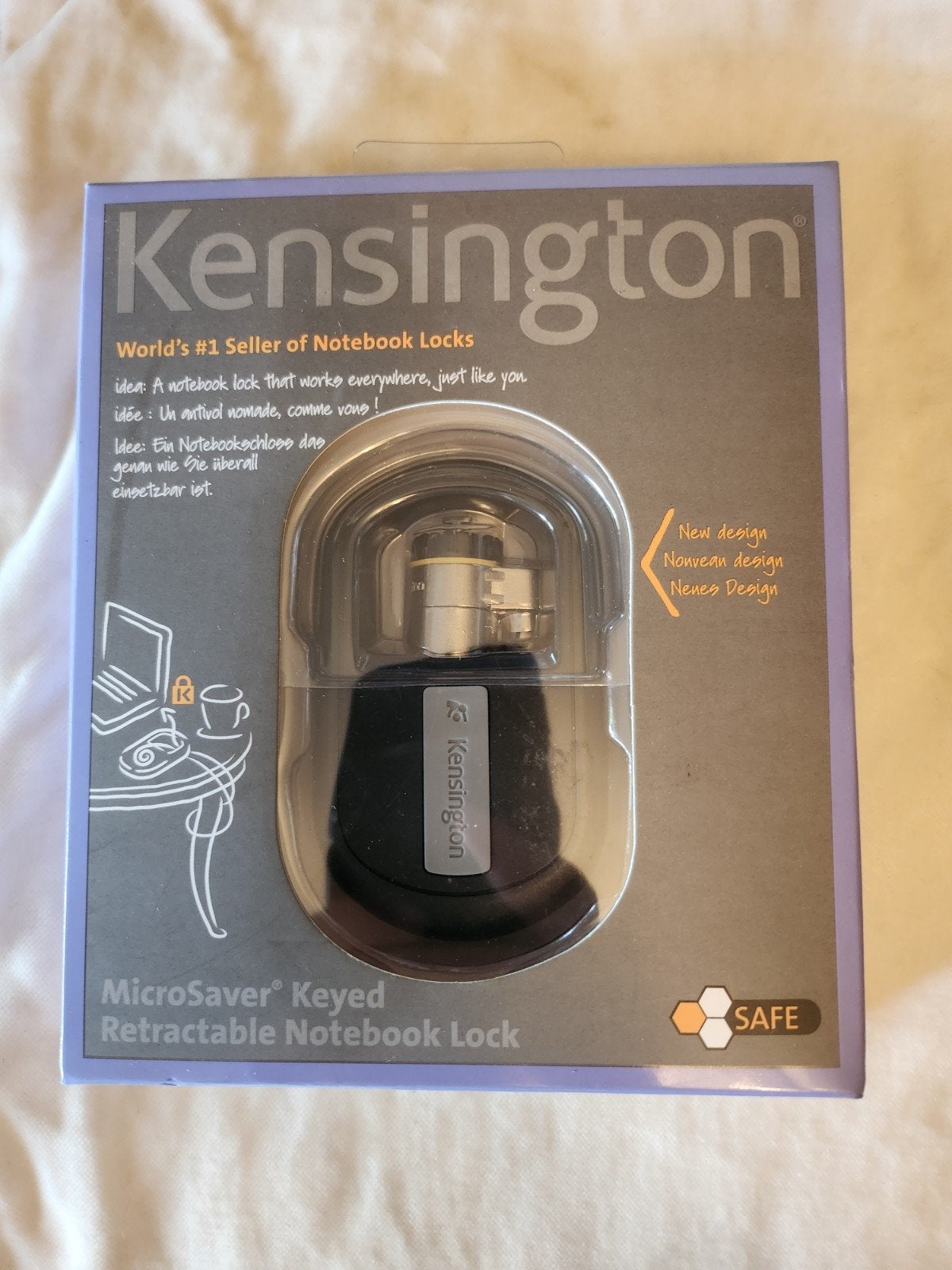Kensington Notebooklock, Computers en Software, Ophalen of Verzenden, Nieuw