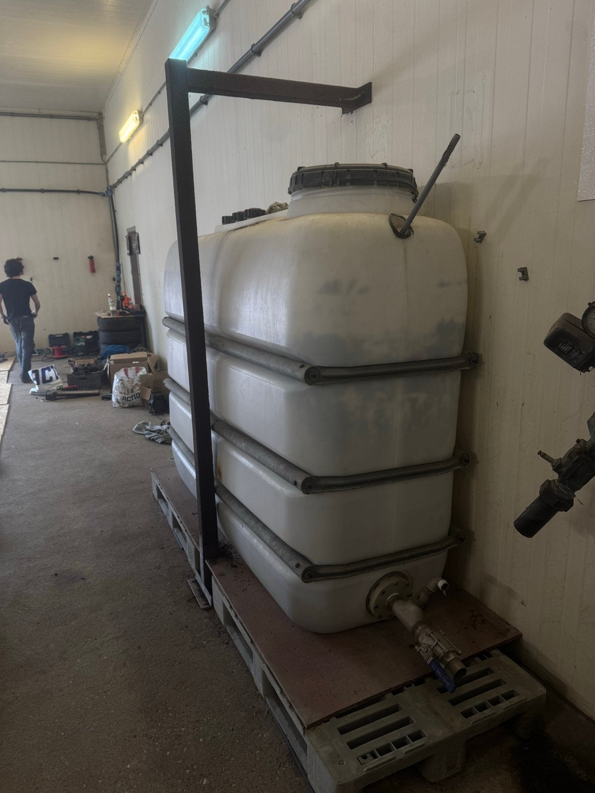 Opslagreservoir 2000L - H155xB75xL205cm, Ophalen