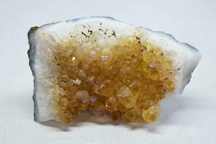 Citrienkwarts cluster (nr. S1 024), Ophalen of Verzenden, Mineraal