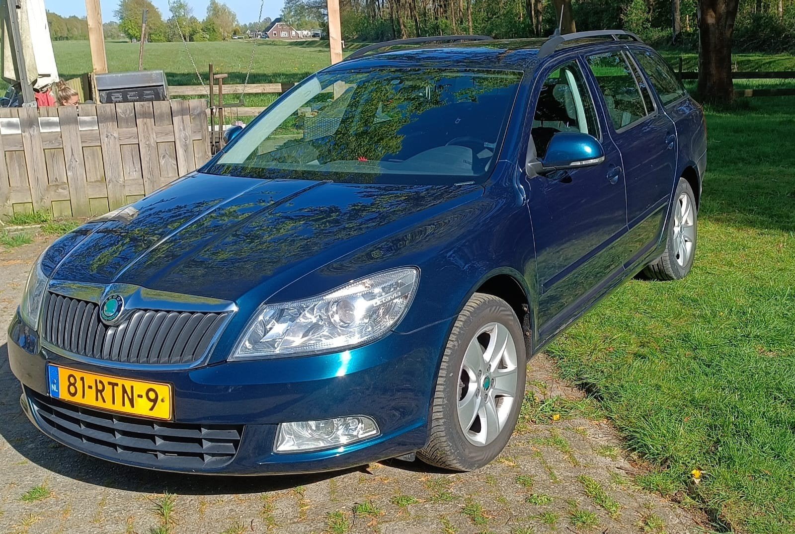 Skoda Octavia 1.2 TSI Combi 2011 Blauw, Auto's, Voorwielaandrijving, 4 cilinders, Blauw, Origineel Nederlands