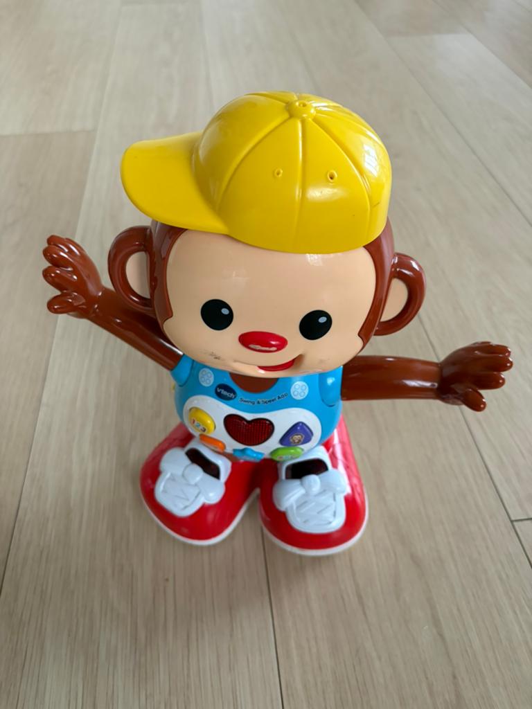 VTech Baby Swing & Speel Aap - Interactief Baby Speelgoed, Kinderen en Baby's, Speelgoed | Vtech, Ophalen, Gebruikt, 6 maanden tot 2 jaar