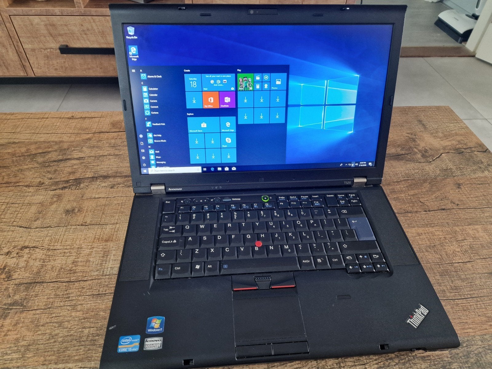 Lenovo thinkpad T520 laptop, Computers en Software, Windows Laptops, Ophalen, 14 inch, 2 tot 3 Ghz