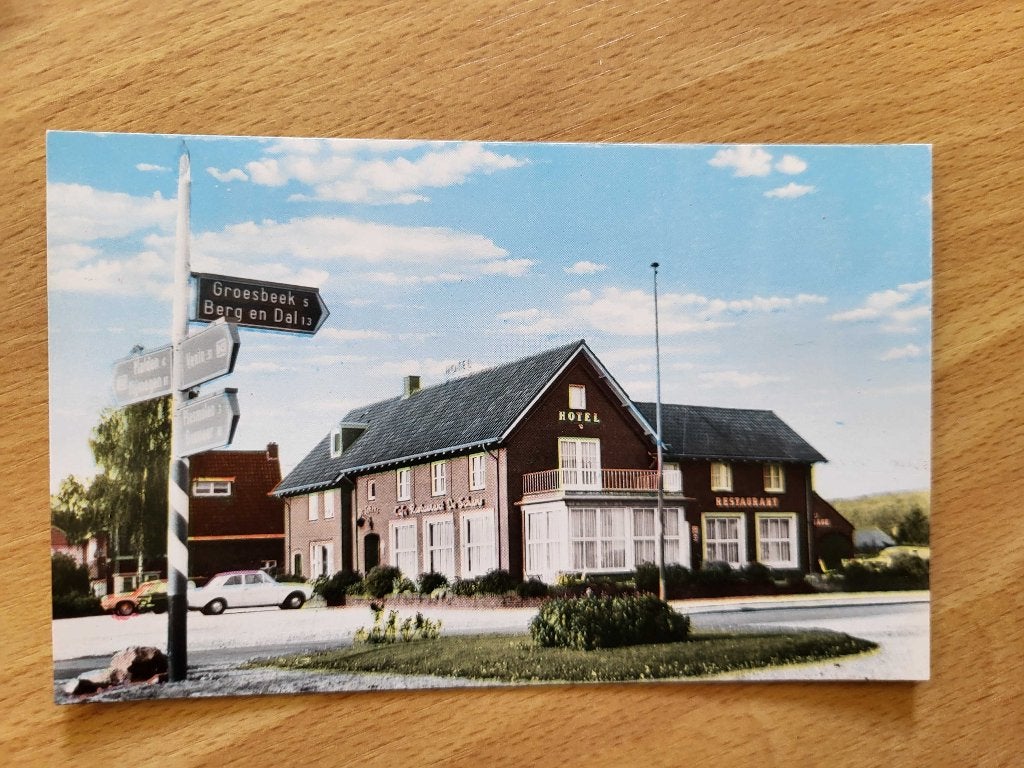 ansicht MOOK PLasmolen Hotel de Schans Gommans, Ophalen of Verzenden, Voor 1920, Limburg