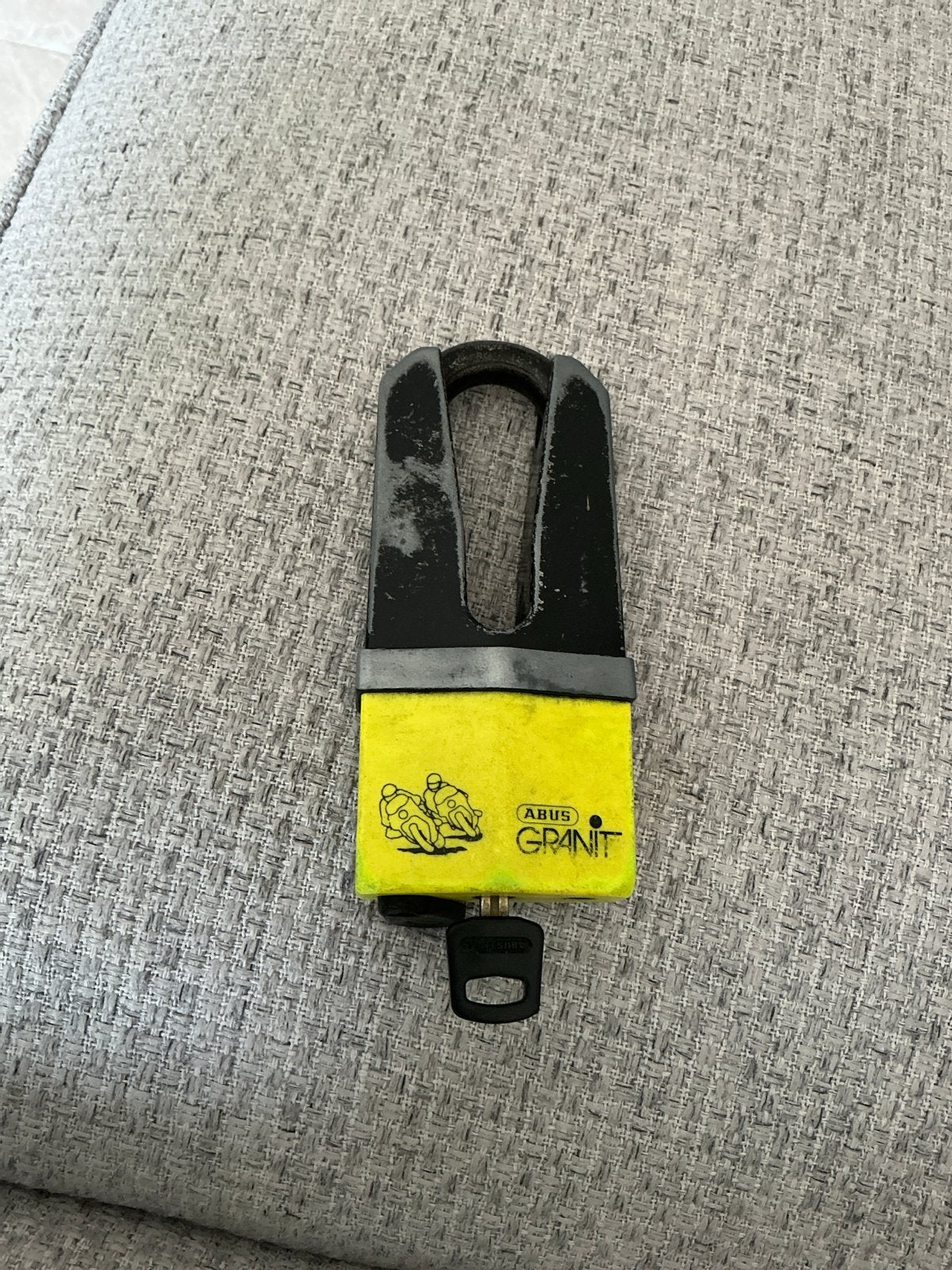 ABUS Granit 681 Insurance Lock motorslot Art 4, Motoren, Accessoires | Sloten, Gebruikt, Ophalen of Verzenden