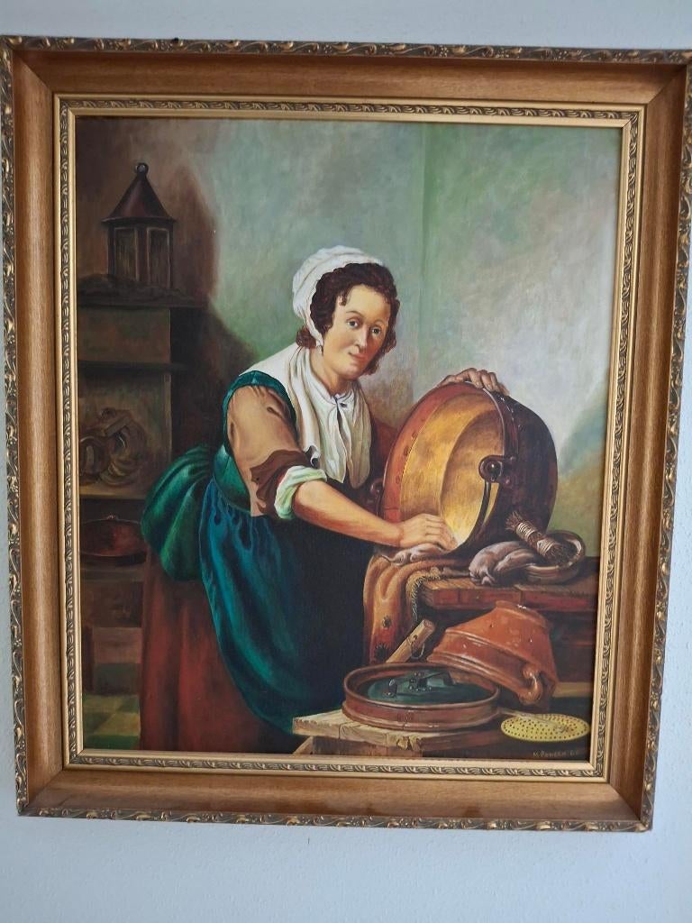 Schilderij De ketelschuur van Abraham van Stry 1753- 1826, Antiek en Kunst, Ophalen