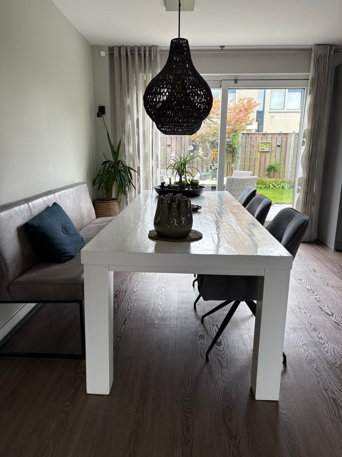 Italian Table eettafel 78 x 250 x 100 cm, Ophalen, Gebruikt, 200 cm of meer, 50 tot 100 cm