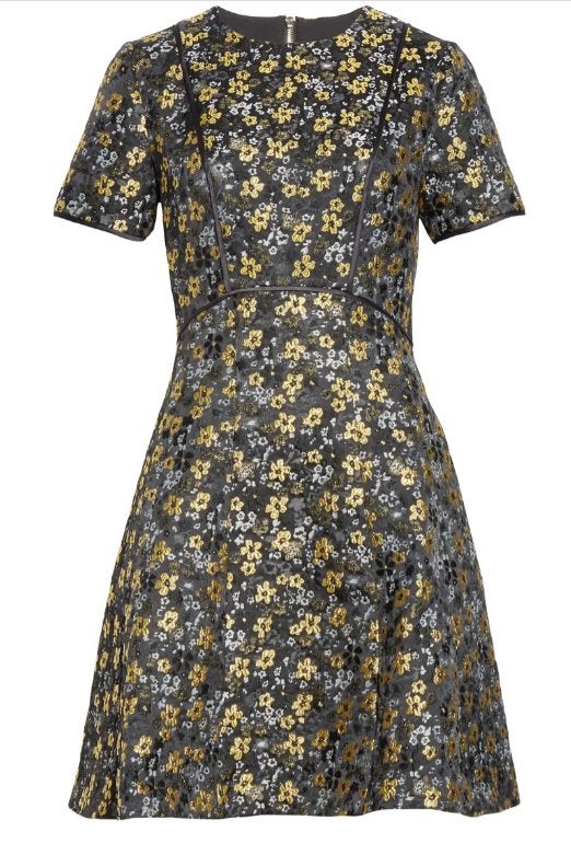 Ted Baker elegante chique aparte jurk mt (4) M, Maat 38/40 (M), Meerkleurig, ., Nieuw