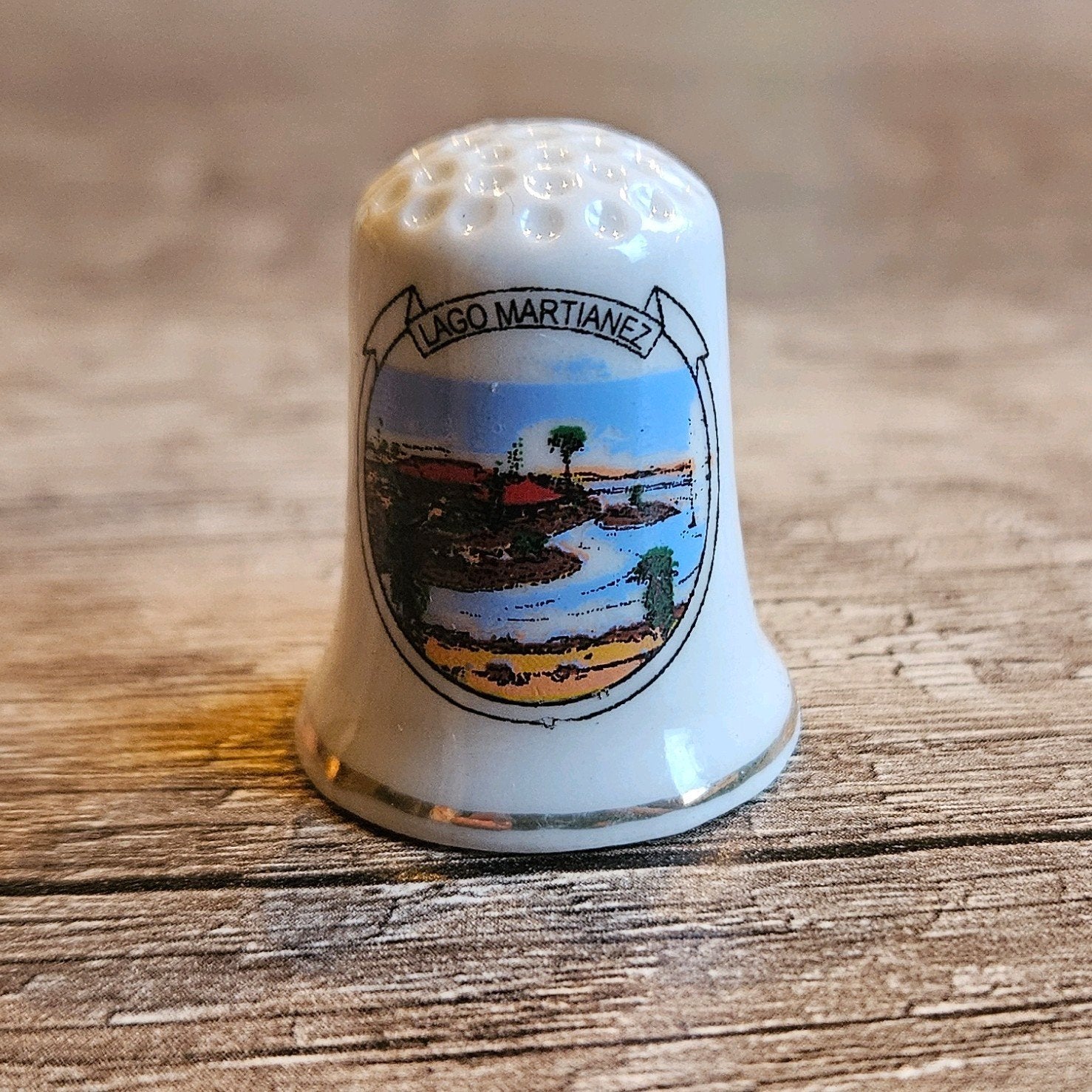 vingerhoedjes verzamelen  - Tenerife - vingerhoed, Ophalen of Verzenden, Zo goed als nieuw, Porselein