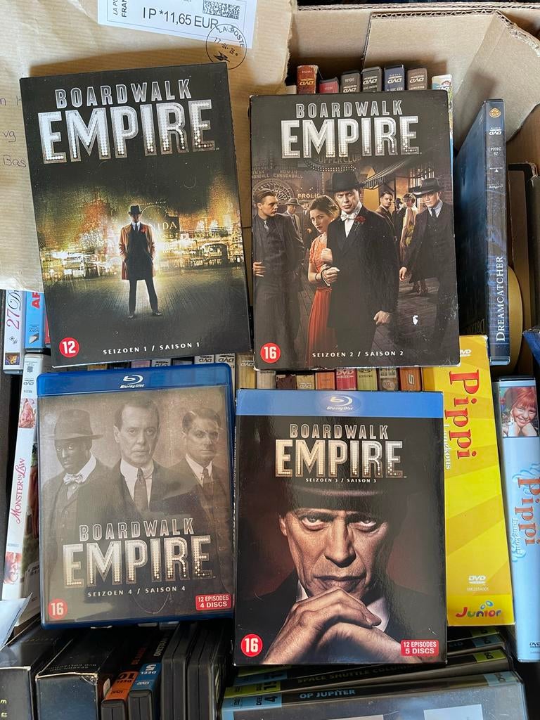 Boardwalk Empire 1-4 DVD/Blu-ray Boxset, Cd's en Dvd's, Gebruikt, Vanaf 16 jaar, Historisch of Kostuumdrama, Boxset
