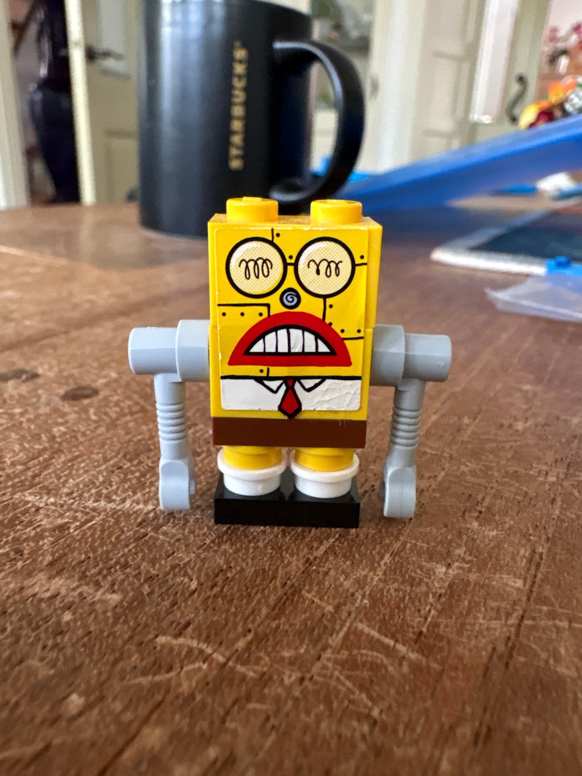 Zeldzame SpongeBob bob009 Lego figuur, Ophalen of Verzenden, Zo goed als nieuw, Overige merken