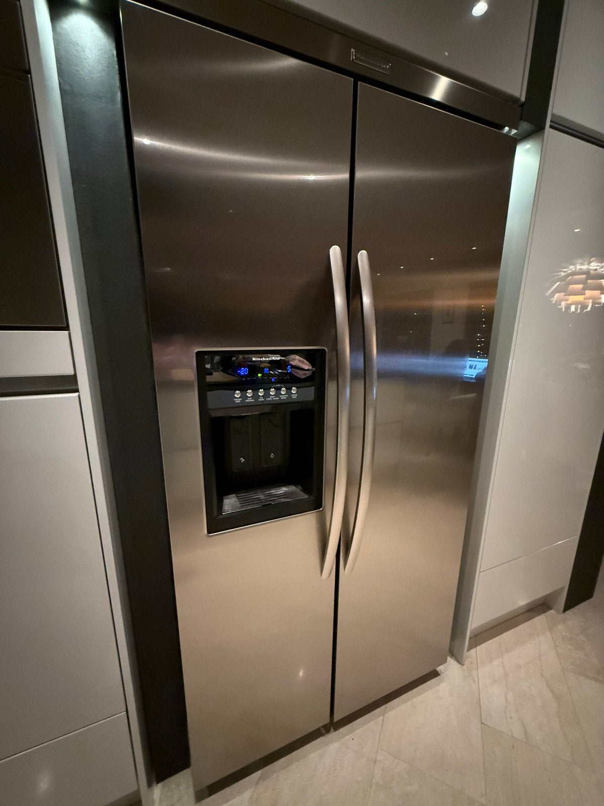 Kitchenaid Amerikaanse koel- vriescombi KRSC 9060 (2013), Ophalen, Gebruikt