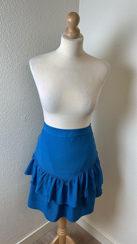 Fabienne Chapot maat 42 leuke blauwe Lara skirt 1158, Blauw, Maat 42/44 (L), Ophalen of Verzenden, Zo goed als nieuw
