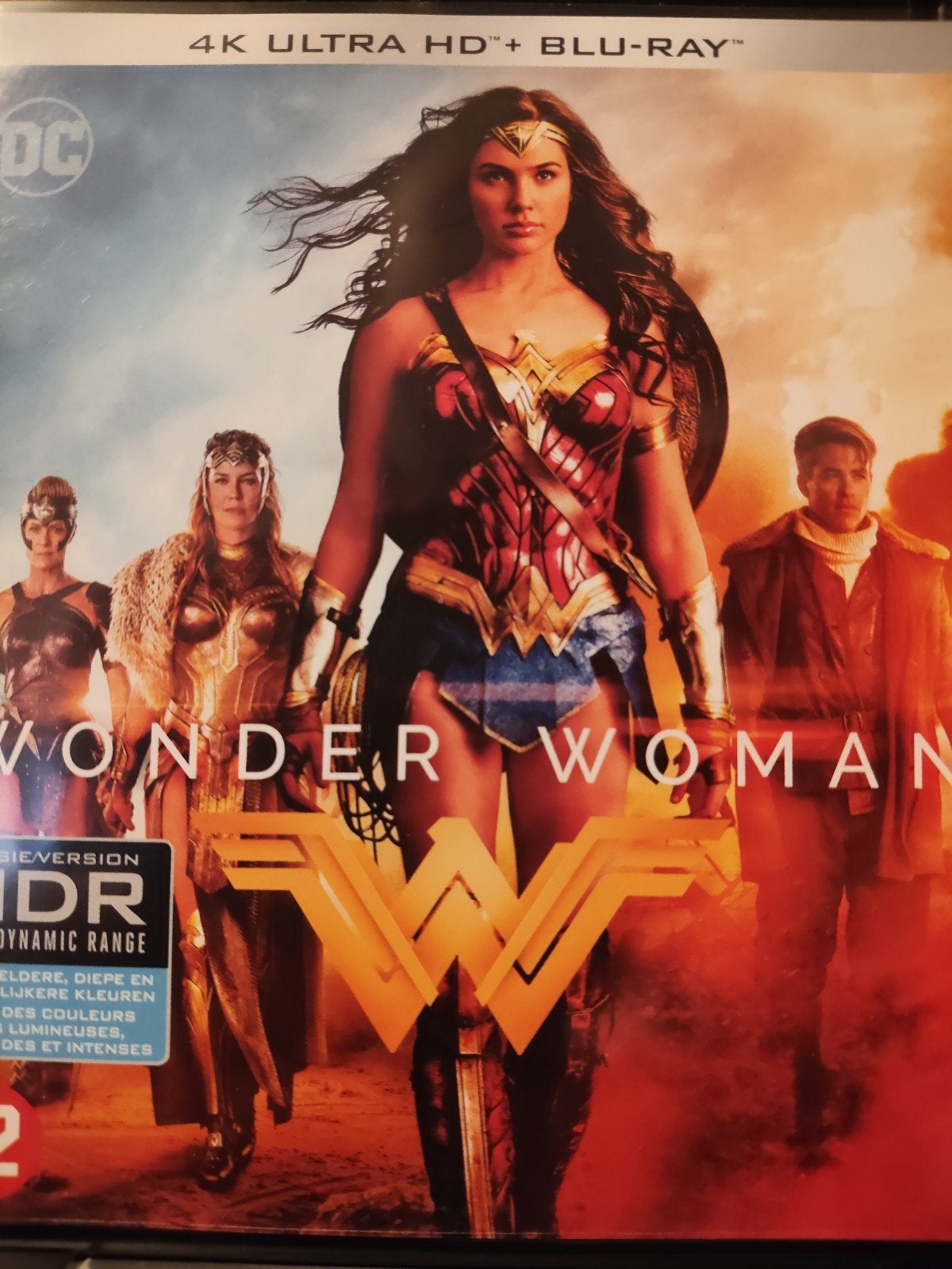 Wonder Woman Bluray + Dvd NL ZGAN LET OP!!! GEEN 4K, Ophalen of Verzenden, Zo goed als nieuw, Actie, Boxset