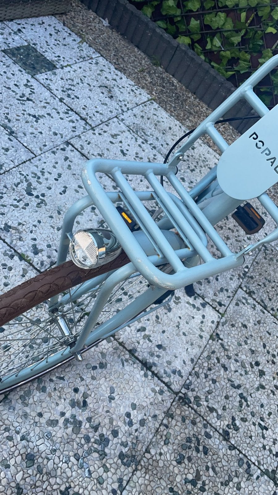 Nogan Popal fiets, lichtblauw, Terugtraprem, 50 tot 53 cm, Ophalen, Overige merken