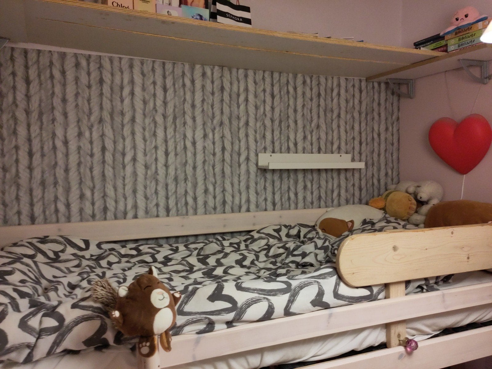 Hoogslaper met bureau en uitschuifbaar bed, Ophalen, Gebruikt, Eenpersoons, 200 cm