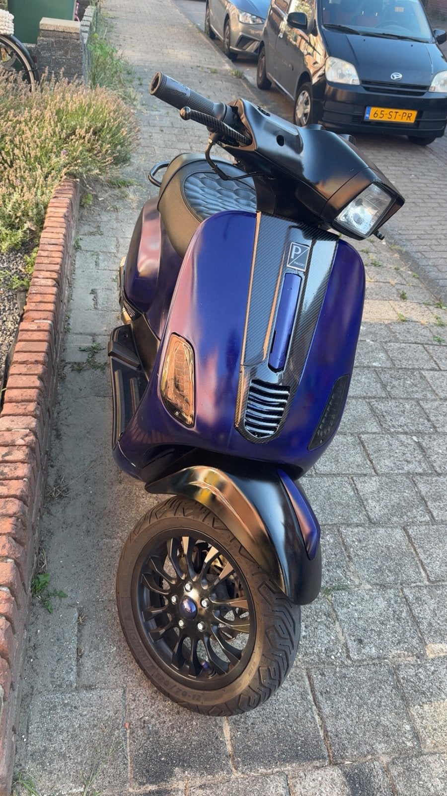 Polini 80cc vespa S50 - uniek uiterlijk, Fietsen en Brommers, Scooters | Vespa, Ophalen, Maximaal 45 km/u, Vespa S, Zo goed als nieuw