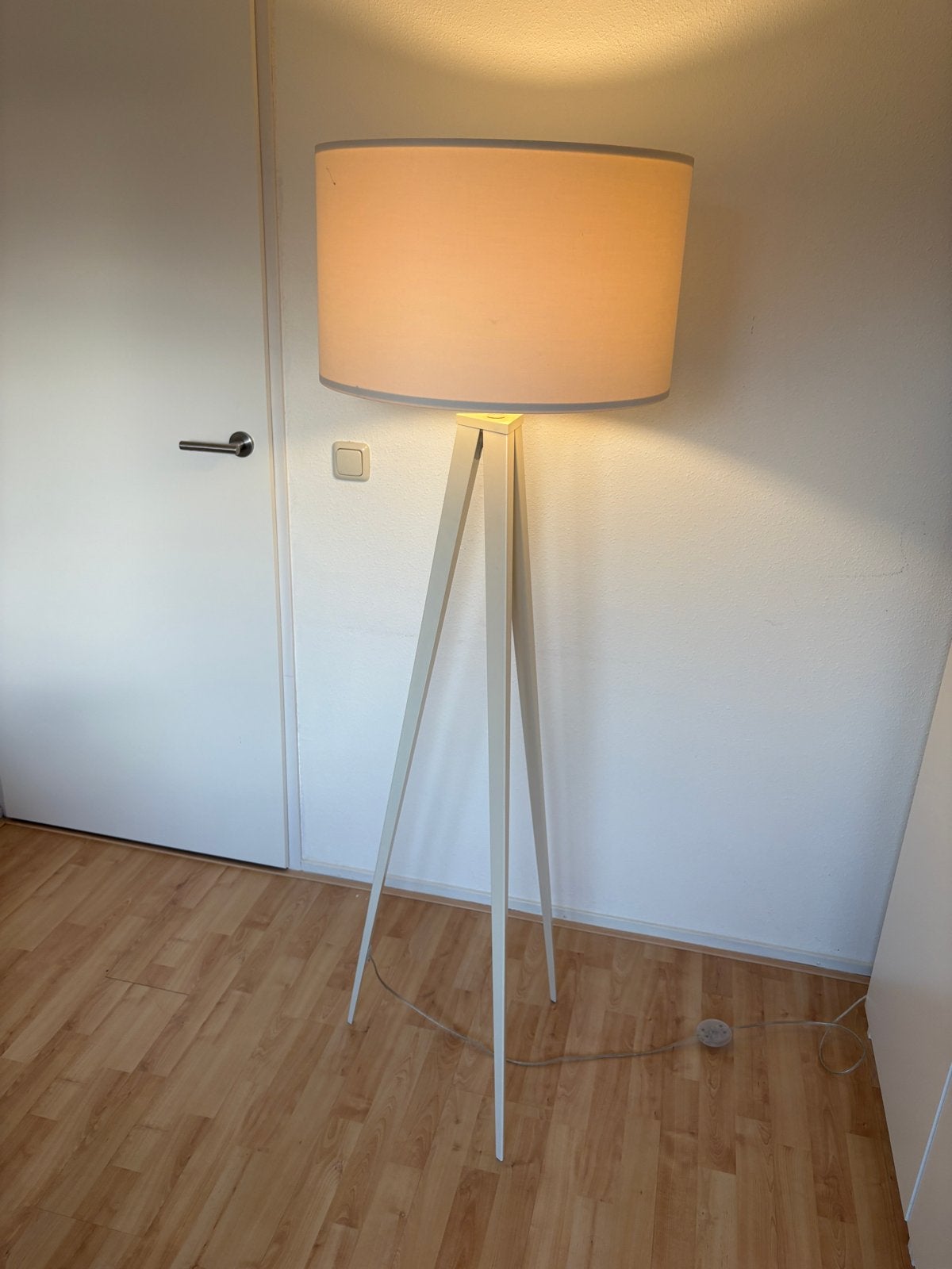 Staande lamp, Ophalen, Gebruikt, 100 tot 150 cm, Metaal