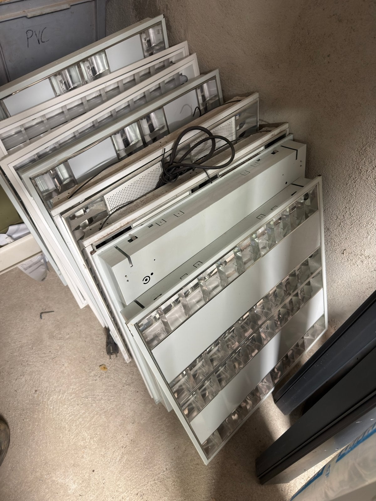 Systeemplafond lampen 60x60, Ophalen