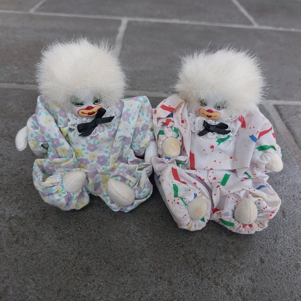 2 Clowntjes - Vintage, Ophalen of Verzenden, Zo goed als nieuw