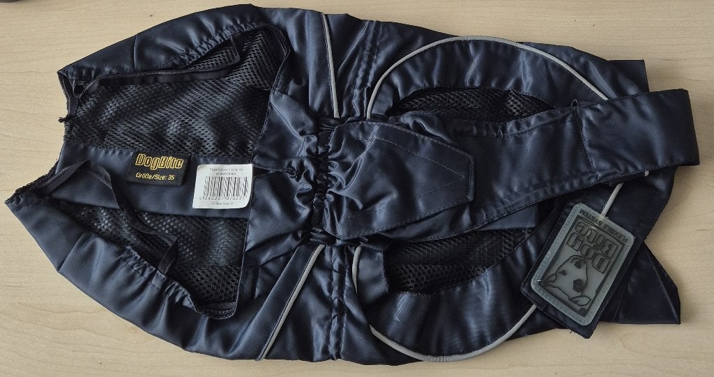 DOGBITE REGENJAS 'ROYAL DRY' - ZWART 35 cm, Dieren en Toebehoren, Ophalen of Verzenden, Nieuw