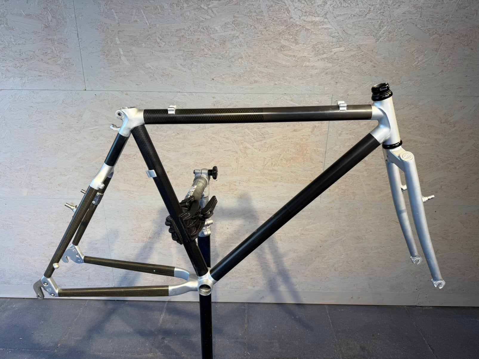 Vintage Giant Cadex CFM carbon frameset 26” + originele vork, Ophalen, Frame, Gebruikt, Mountainbike
