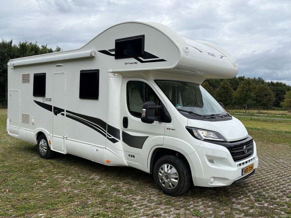 Ruime gezinscamper, 7 persoons, XGO Dynamic 39, Caravans en Kamperen, Campers, Particulier, meer dan 6, Alkoof, Fiat, Fiat, 7 tot 8 meter