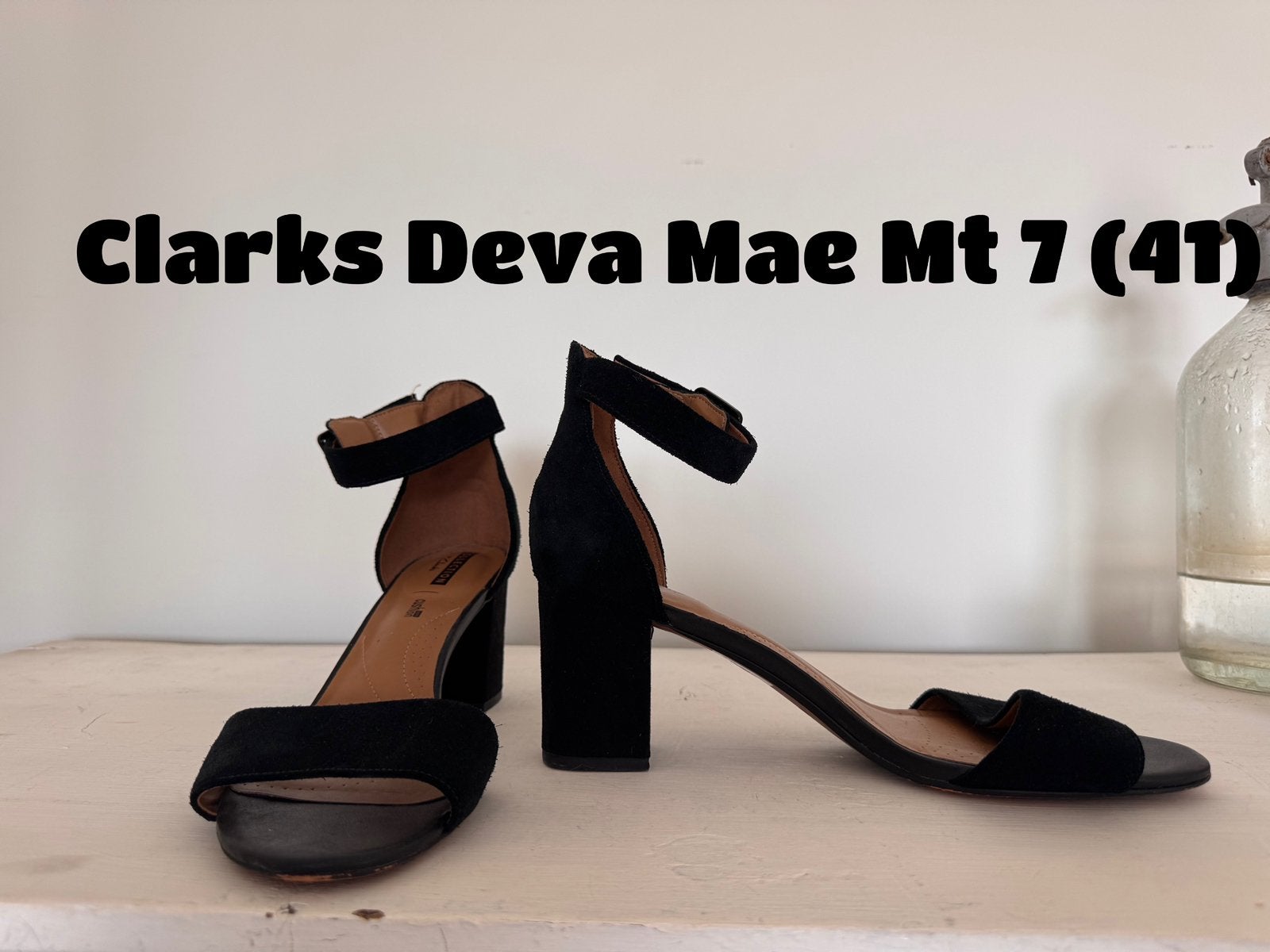Clarks dava mea haksandasl klassiek Mt 41, Kleding | Dames, Schoenen, Zwart, Zo goed als nieuw, Sandalen of Muiltjes, Ophalen of Verzenden