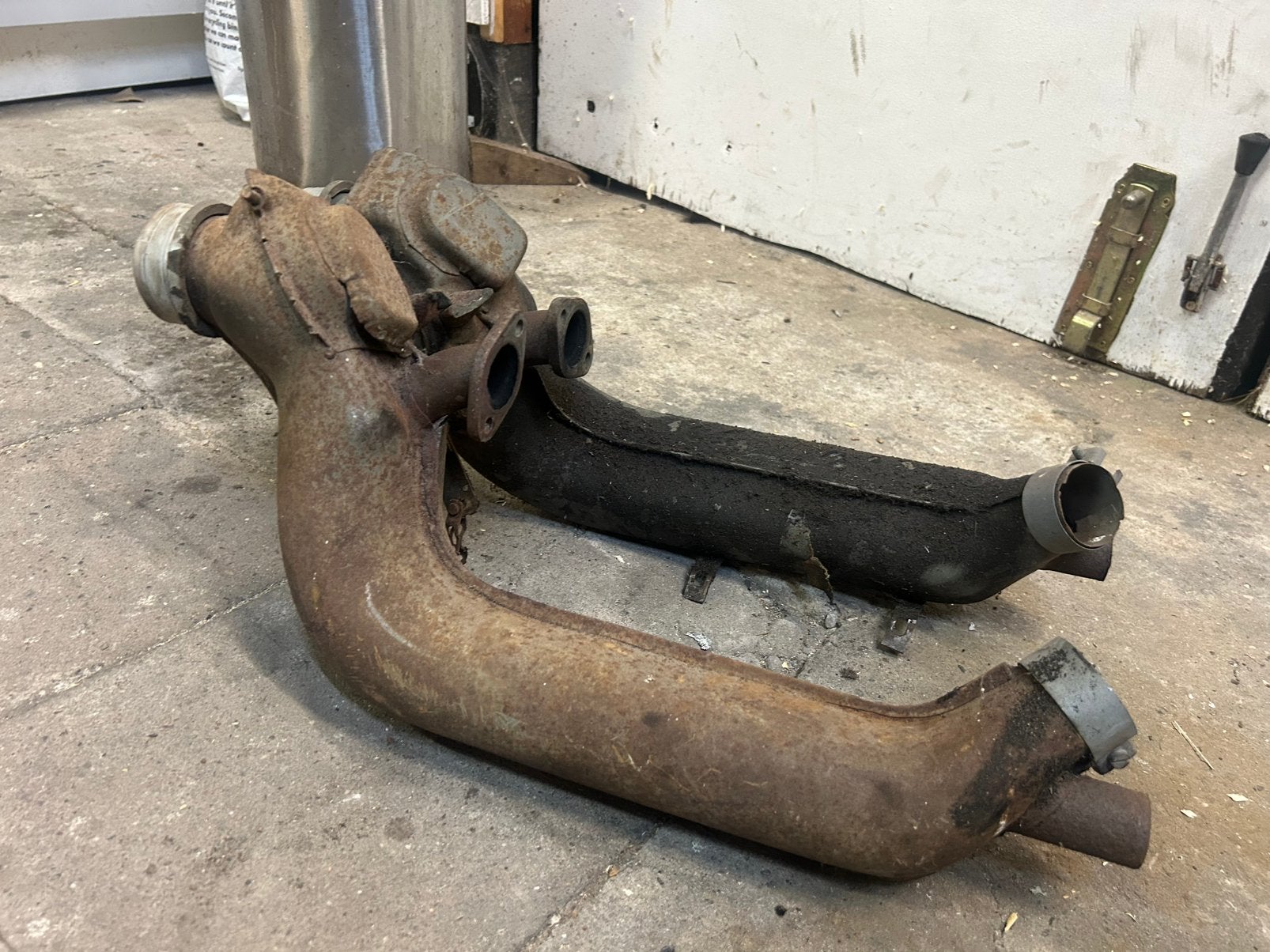 Volkswagen Kever Set Kachelpotten 1200 (type 1, D-code), Auto-onderdelen, Uitlaatsystemen, Volkswagen, Gebruikt, Ophalen of Verzenden