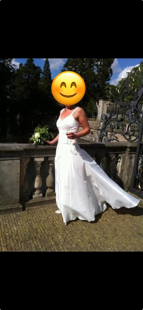 Trouwjurk, Kleding | Dames, Trouwkleding en Trouwaccessoires, Ophalen of Verzenden, Gedragen, Wit, Trouwjurk