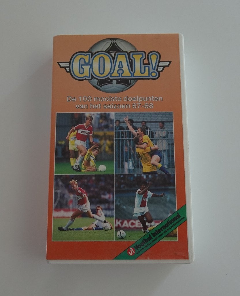 GOAL : 100 Mooiste Doelpunten Seizoen 87- 88 op VHS, Ophalen, Alle leeftijden, Overige soorten, Nederlands