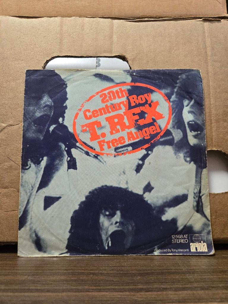 T.Rex - 20th century boy, 7 inch, Single, Ophalen of Verzenden, Fotohoes