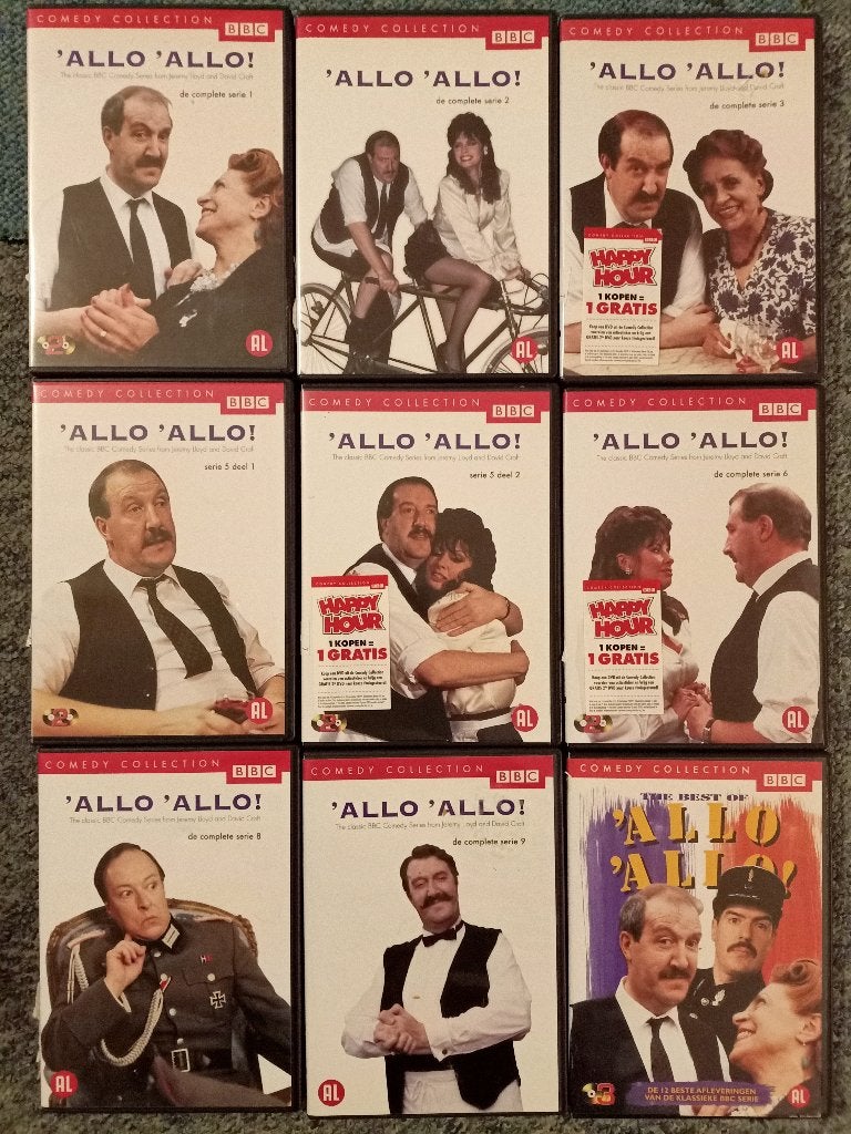 Allo Allo comedy serie diverse seizoenen vanaf..., Cd's en Dvd's, Dvd's | Tv en Series, Alle leeftijden, Ophalen of Verzenden