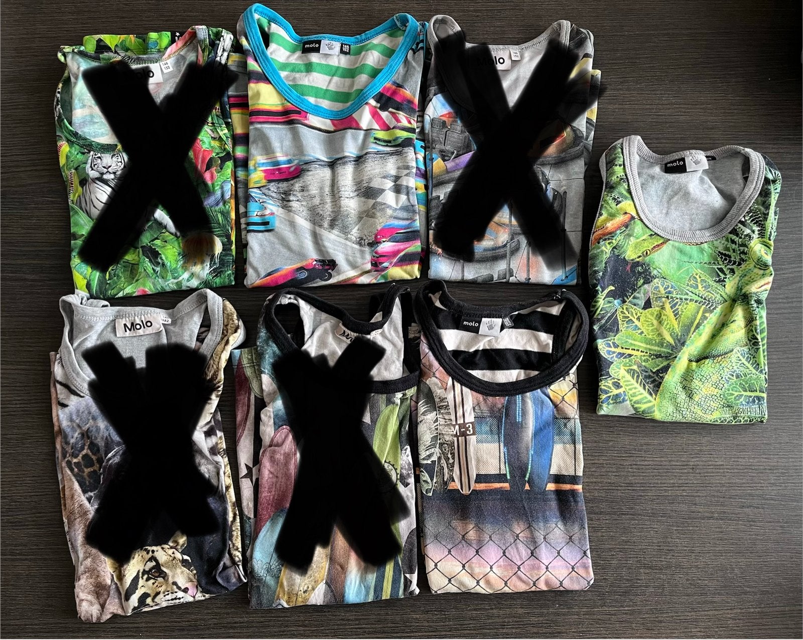 Molo singlets / hemden maat 146/152, Ophalen of Verzenden, Gebruikt, Jongen, Shirt of Longsleeve