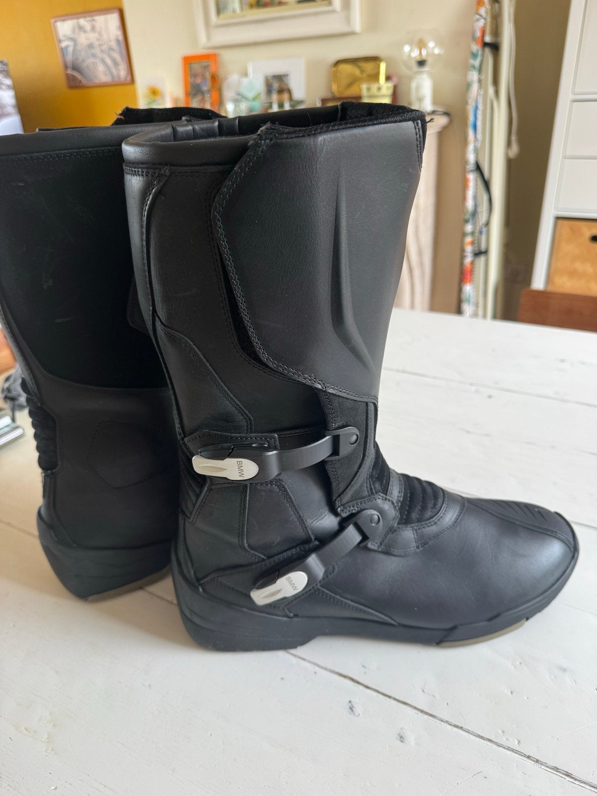 BMW Motorlaarzen GRAVEL EVO GoreTex - Maat 47 (valt als 46), Motoren, Kleding | Motorkleding, Ophalen of Verzenden, Tweedehands