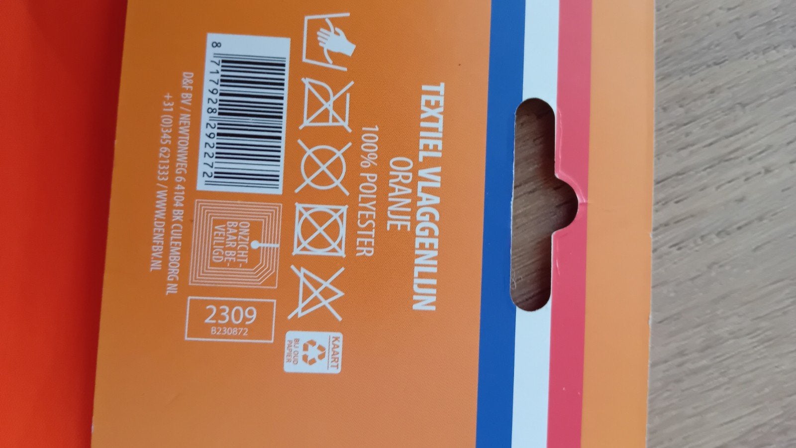 Vlaggetjes oranje, Ophalen of Verzenden