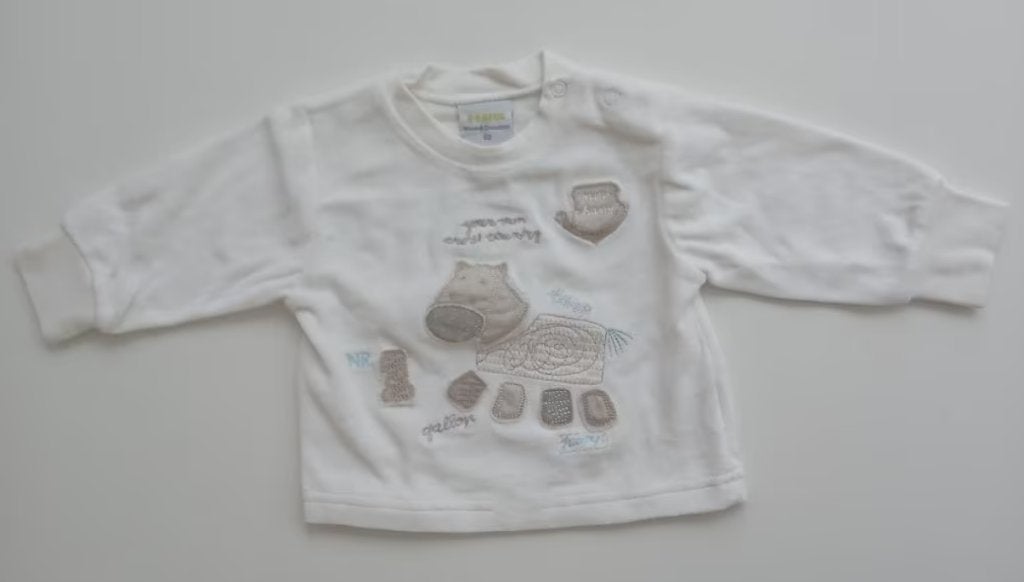 Vroom & Dreesmann tricot fluweel setje met paardje, maat 62, Oosterveldweg 15, 7274 DZ, Nieuw, Pakje, Stichting Angel's Choice
