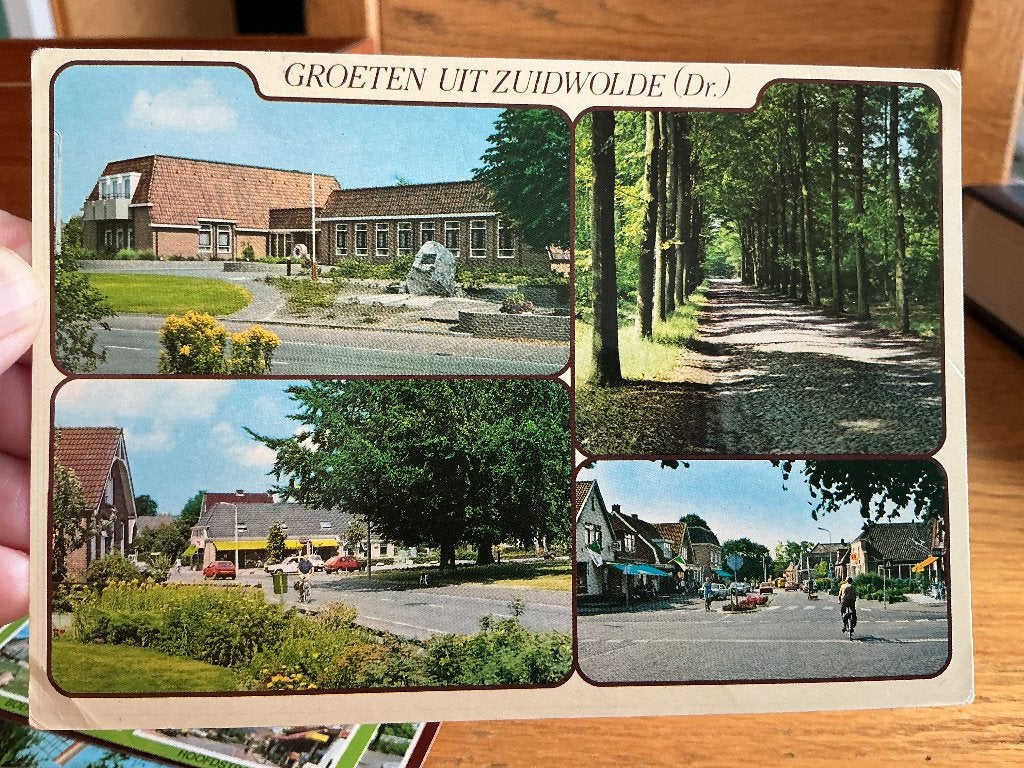 Zuidwolde groeten uit, Verzenden, 1980 tot heden, Gelopen, Drenthe