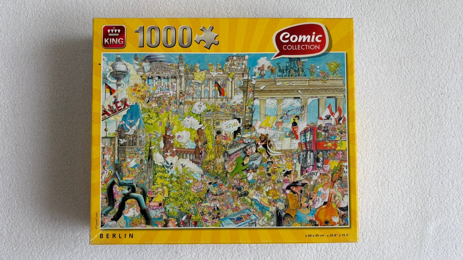 Comic King Puzzel, Ophalen of Verzenden, 500 t/m 1500 stukjes, Zo goed als nieuw, Legpuzzel