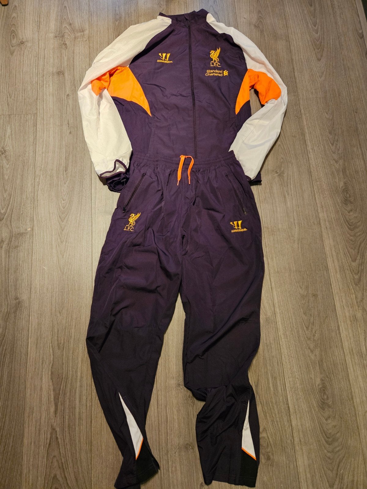 Liverpool FC Warrior Trainingspak Maat L, Paars, Ophalen of Verzenden, Voetbal, Gedragen