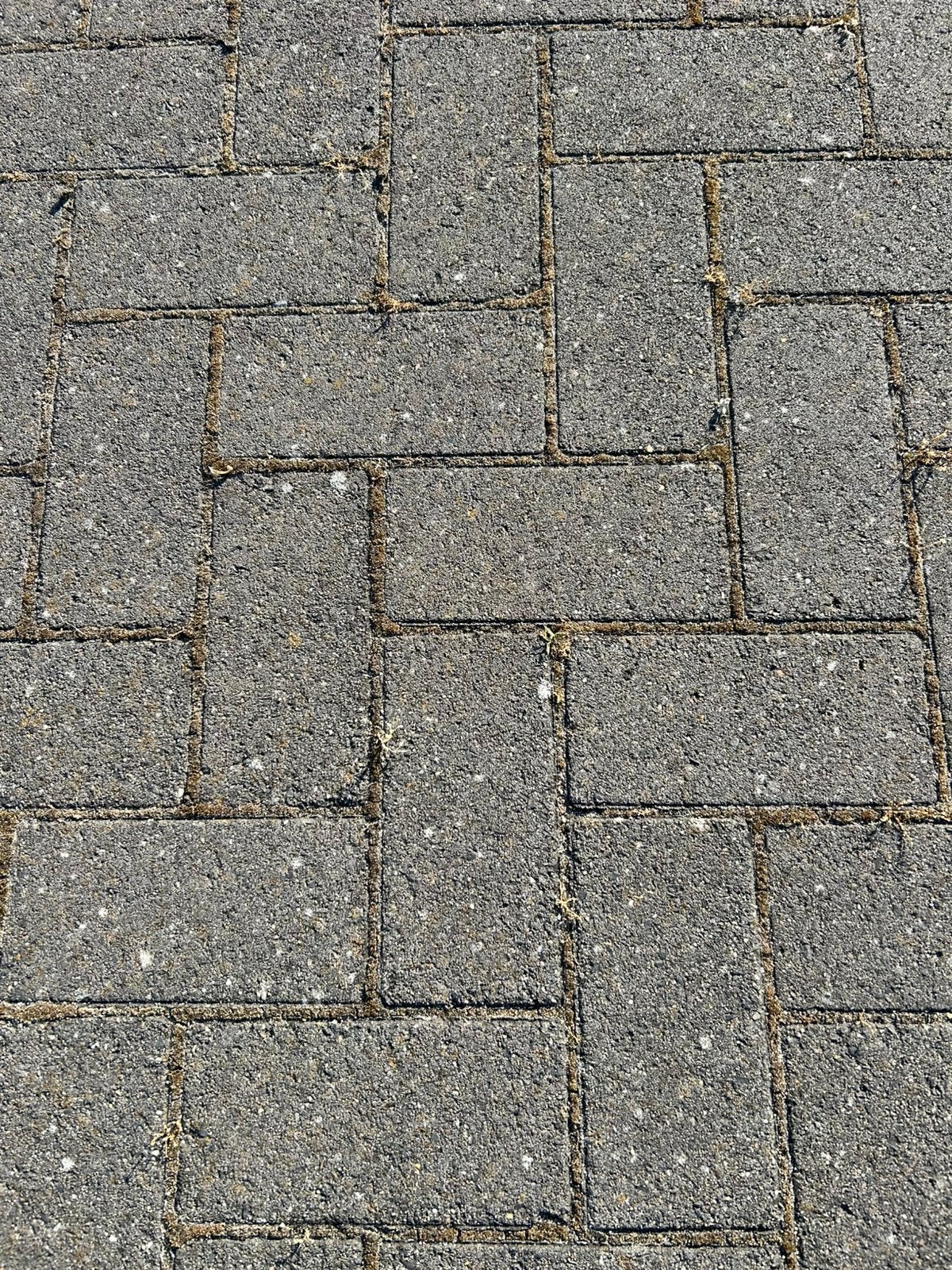 Mooie gebruikte betonstraatsten 8cm kleur antraciet en grijs, Ophalen, Gebruikt, Klinkers, 10 m² of meer