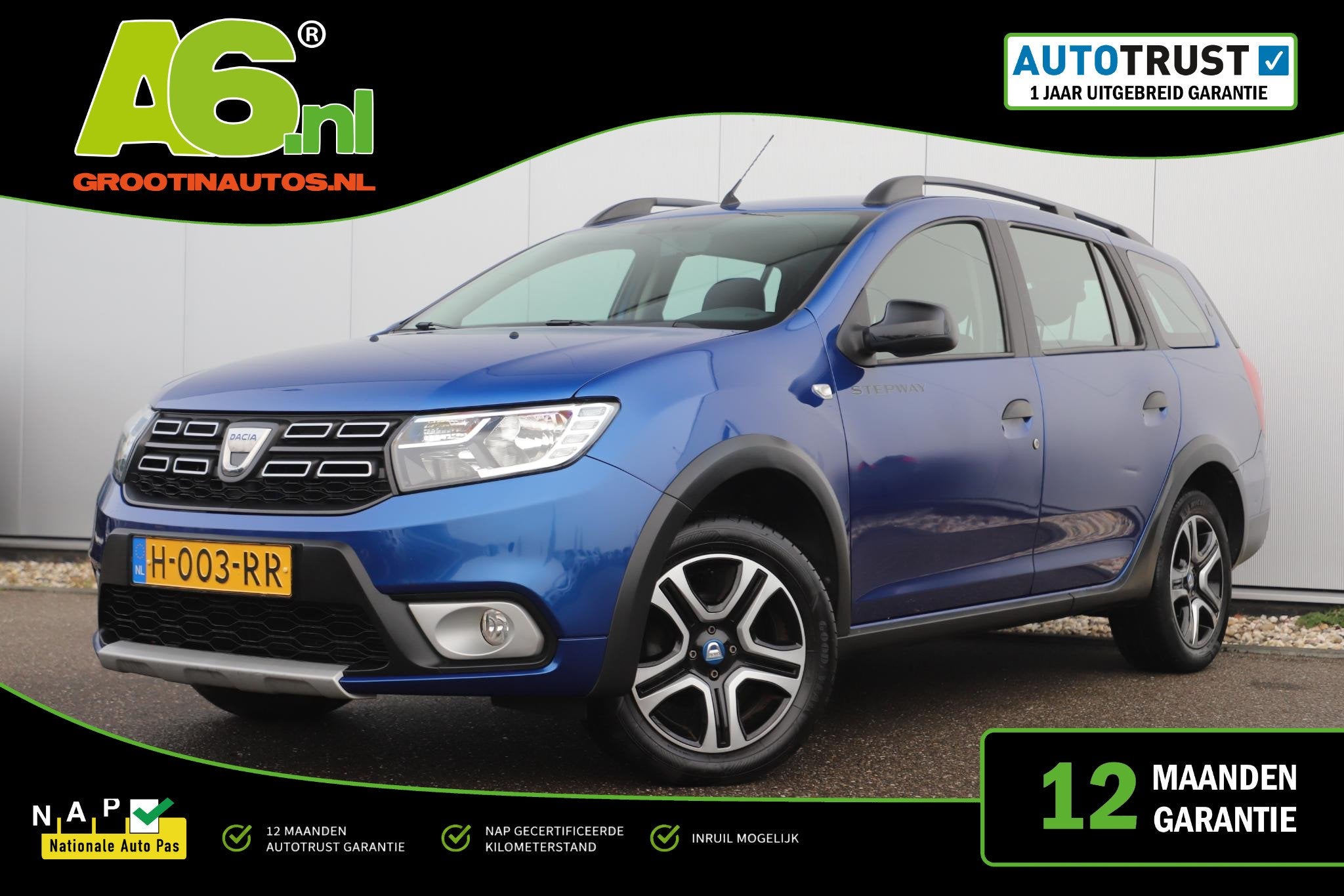 Dacia Logan MCV 1.0 TCe Bi-Fuel Stepway Serie Limitee 15th A, Auto's, Voorwielaandrijving, 1141 kg, Euro 6, Met garantie (alle)